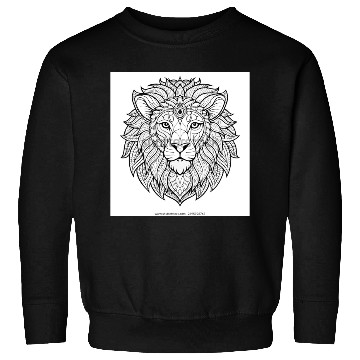 Discover coloring page adults lion face 600w 2495926763 Sweatshirts