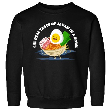 Discover Cute Ramen Bowl with Smiling Egg Sweatshirts