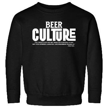 Discover Beer Culture Typography Design Sweatshirts