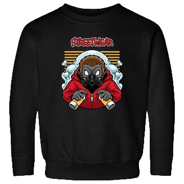 Discover A graffiti-style cartoon monkey Sweatshirts