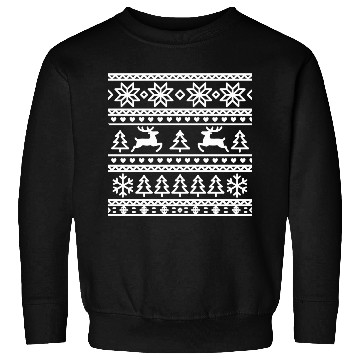 Discover Festive Winter Wonderland Pattern Sweatshirts