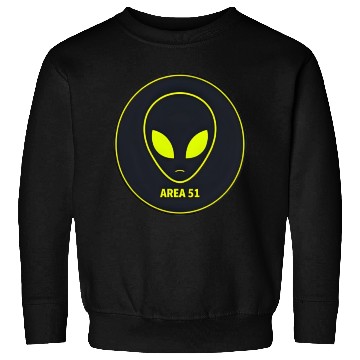 Discover Area 51 Alien Logo Sweatshirts