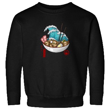 Discover Great Wave Ramen Sweatshirts