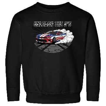 Discover Patriotic American Muscle Car Sweatshirts