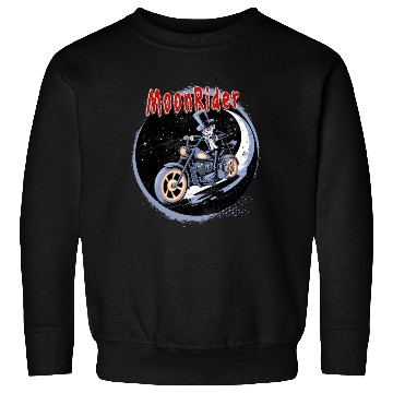 Discover Moonrider Skeleton on Motorcycle Sweatshirts