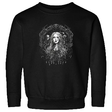 Discover Celestial Gothic Woman Art Sweatshirts