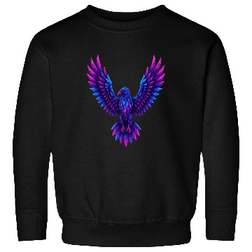 Discover Vivid Blue-Purple Mythical Phoenix Sweatshirts