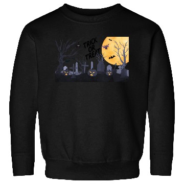 Discover Trick-or-Treat Pumpkin Graveyard Sweatshirts