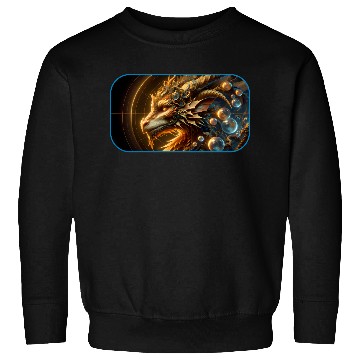 Discover Fantasy Orb Dragon Logo Sweatshirts