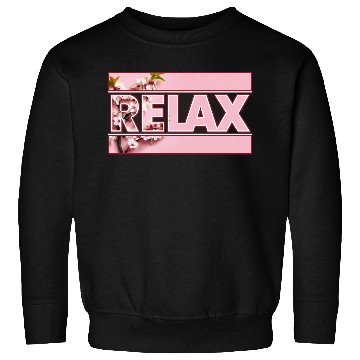 Discover Cherry Blossom Relax Logo Sweatshirts