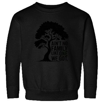 Discover Family Tree Silhouette with Affirmation Sweatshirts