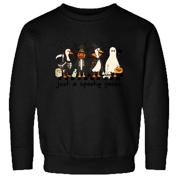 Discover Just A Spooky Goose Halloween Costume Silly Goose Sweatshirts