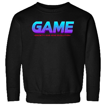 Discover Vibrant Retro Gaming Typography Design Sweatshirts