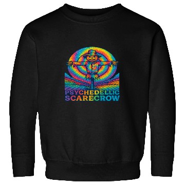 Discover Psychedelic Scarecrow Trippy EDM Rave Festival Sweatshirts
