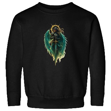 Discover Celestial Guardian Angel Illustration Sweatshirts