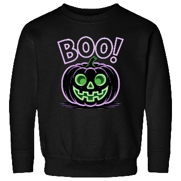 Discover Neon Jack-O-Lantern Halloween Design Sweatshirts