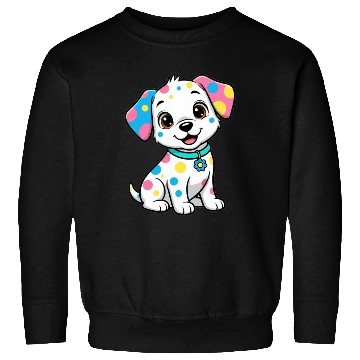 Discover Colorful Puppy Design Sweatshirts
