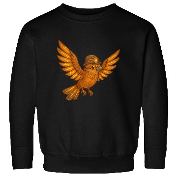 Discover Steampunk Owl with Gears and Lantern Sweatshirts