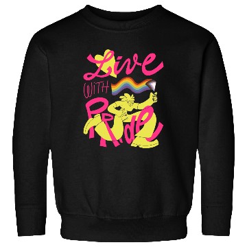 Discover Live with Pride - LGBTQ+ Statement Sweatshirts