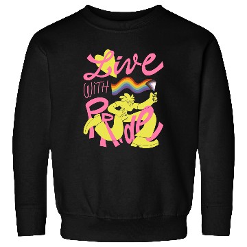 Discover Live with Pride - LGBTQ+ Statement Sweatshirts