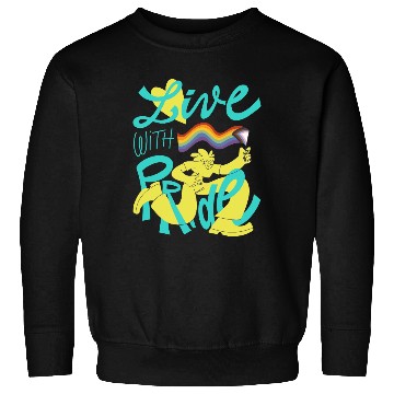 Discover Live with Pride - LGBTQ+ Statement Sweatshirts