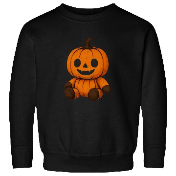 Discover Pumpkin Plush Toy with Jack-o'-Lantern Face Sweatshirts