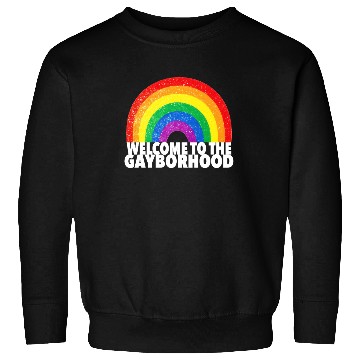 Discover GAYBORHOOD Gay Pride Parade colorful rainbow LGBTQ Sweatshirts