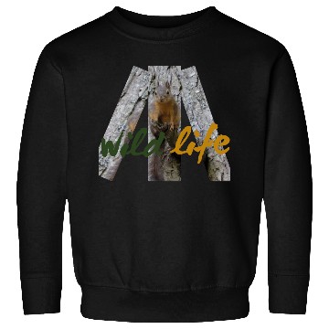 Discover Wild Life Squirrel  Sweatshirts