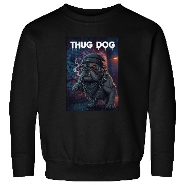 Discover Urban Gothic Thug Dog Design Sweatshirts