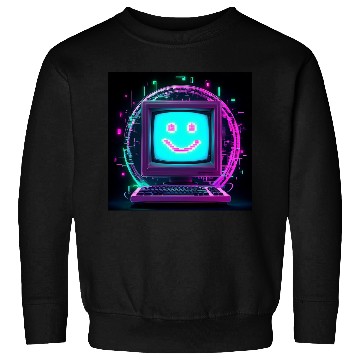 Discover Retro Digital Computer Design Sweatshirts