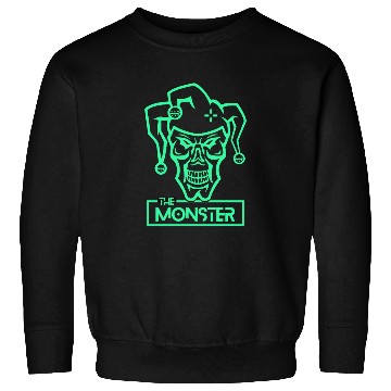 Discover Neon Circus Horror Skull Design Sweatshirts