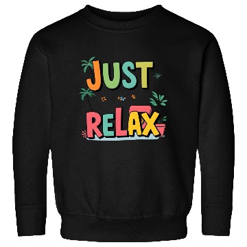 Discover Colorful Relaxed Typography Design Sweatshirts