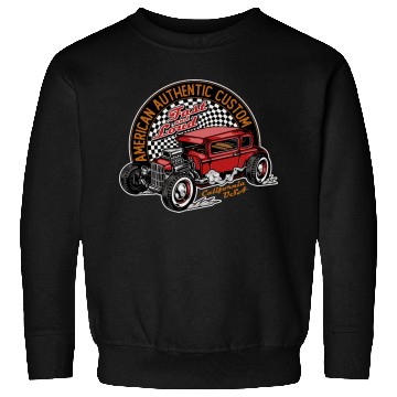 Discover Vintage Hot Rod Car Illustration Sweatshirts
