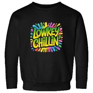 Discover Retro Psychedelic Colorful Typography Sweatshirts
