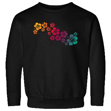Discover hibiscus blooms - colored Sweatshirts