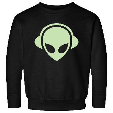 Discover Alien headphones Glow in the dark Sweatshirts