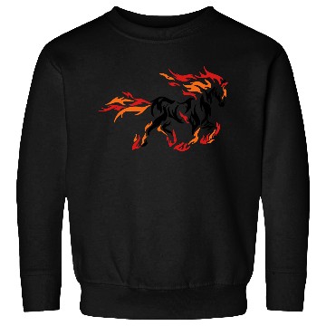 Discover darr horse flame 11 Sweatshirts