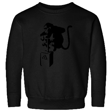 Discover Banksy Detinator Monkey Sweatshirts