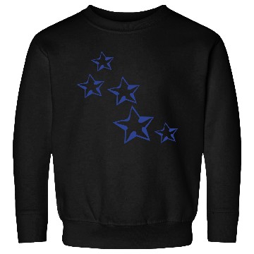 Discover blue stars pattern Sweatshirts