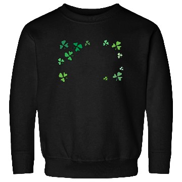 Discover Dark green shamrocks, St Patrick's Sweatshirts