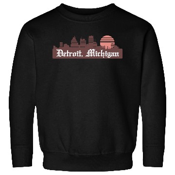 Discover Detroit Linesky Sweatshirts