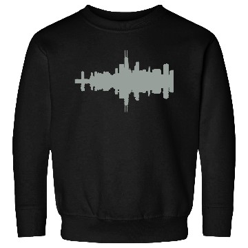 Discover Chicago skyline Sweatshirts