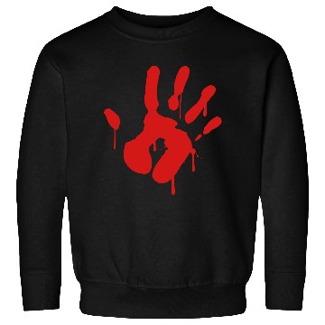 Discover Bloody Hand Sweatshirts