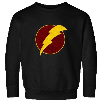 Discover Retro Super Hero Lightning Bolt Sweatshirts