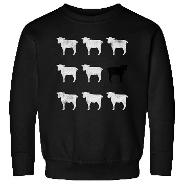 Discover Many White Sheep: One Black Sheep Sweatshirts