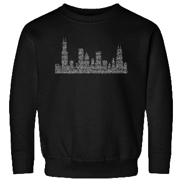 Discover Hog Butcher Chicago Skyline Sweatshirts