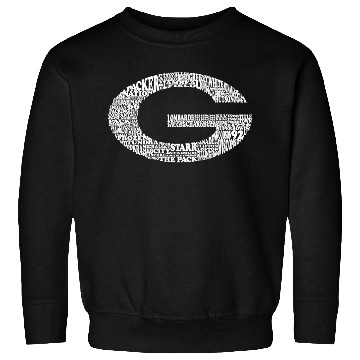 Discover Big Green Bay Words Sweatshirts