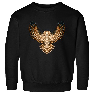 Discover Beadwork Great Horned Owl Sweatshirts