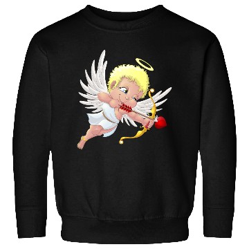 Discover cupid with a halo Sweatshirts