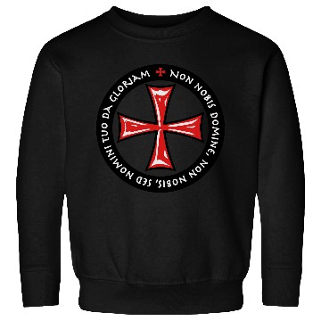 Discover Cross Knights Templar Crusader non nobis domine Sweatshirts